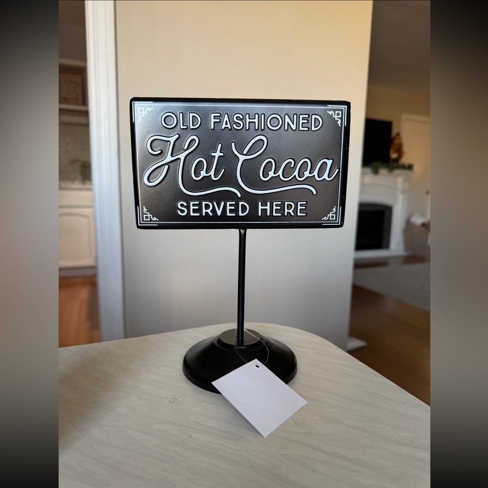 HOT COCOA sign new